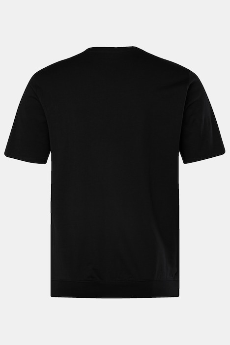 Men+ T-Shirt, Halbarm, Bauchfit, Frontdruck, bis 8 XL