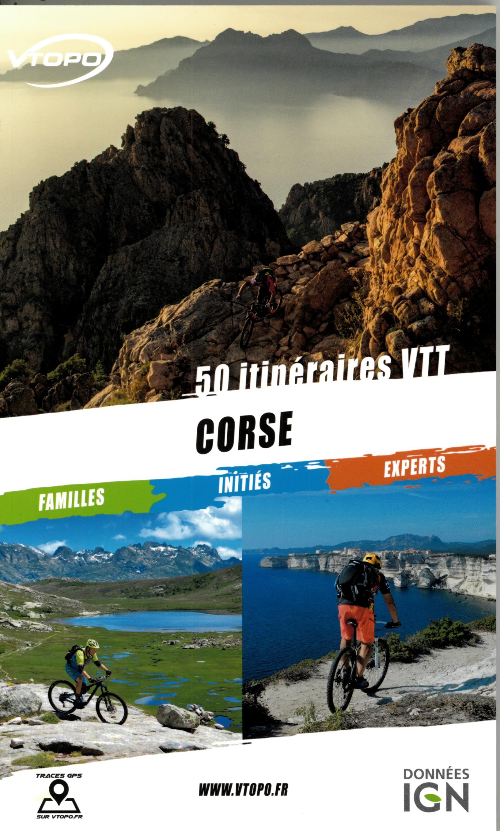 VTOPO - VTOPO CORSE 50 ITINERAIRES VTT