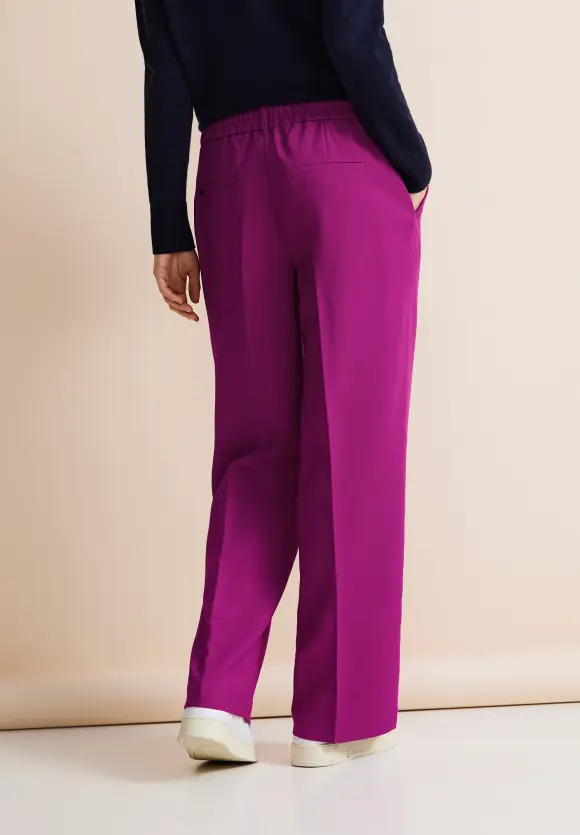 Casual Fit Hose - magenta pink