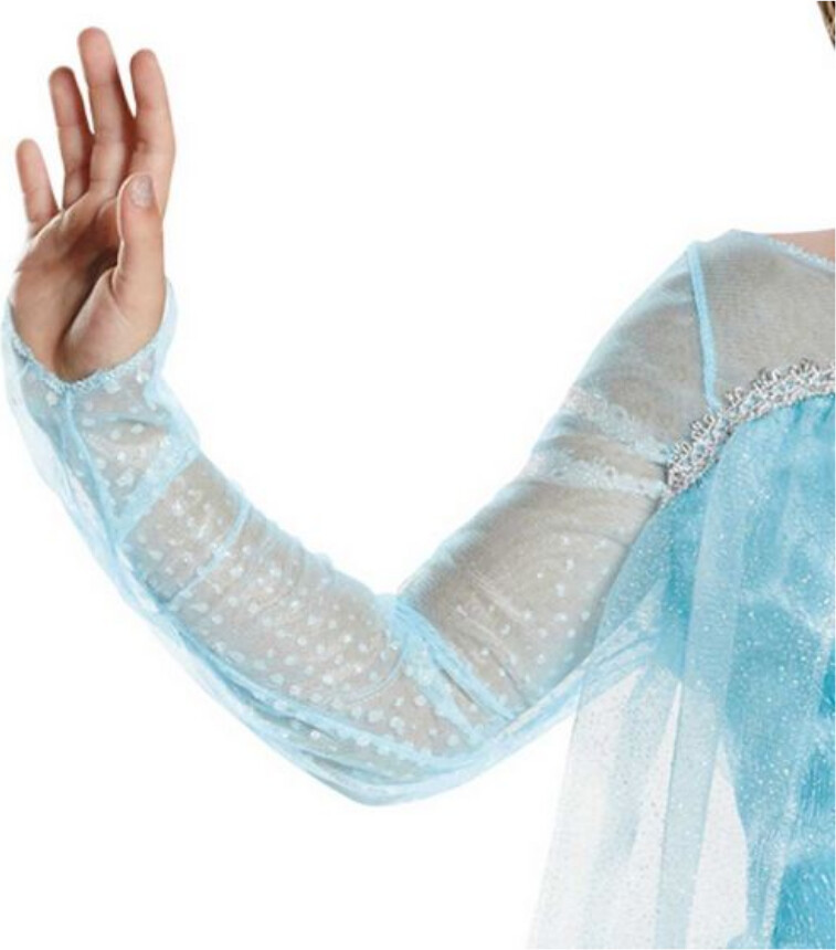 Elsa Kostume Til Børn - Frost - 104 CM