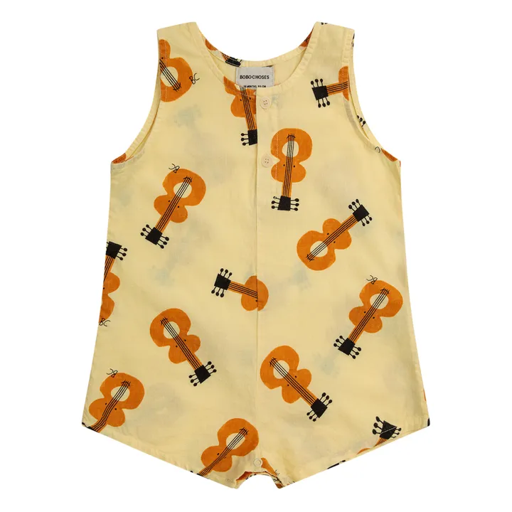 Bobo Choses Combishort Guitares | Jaune