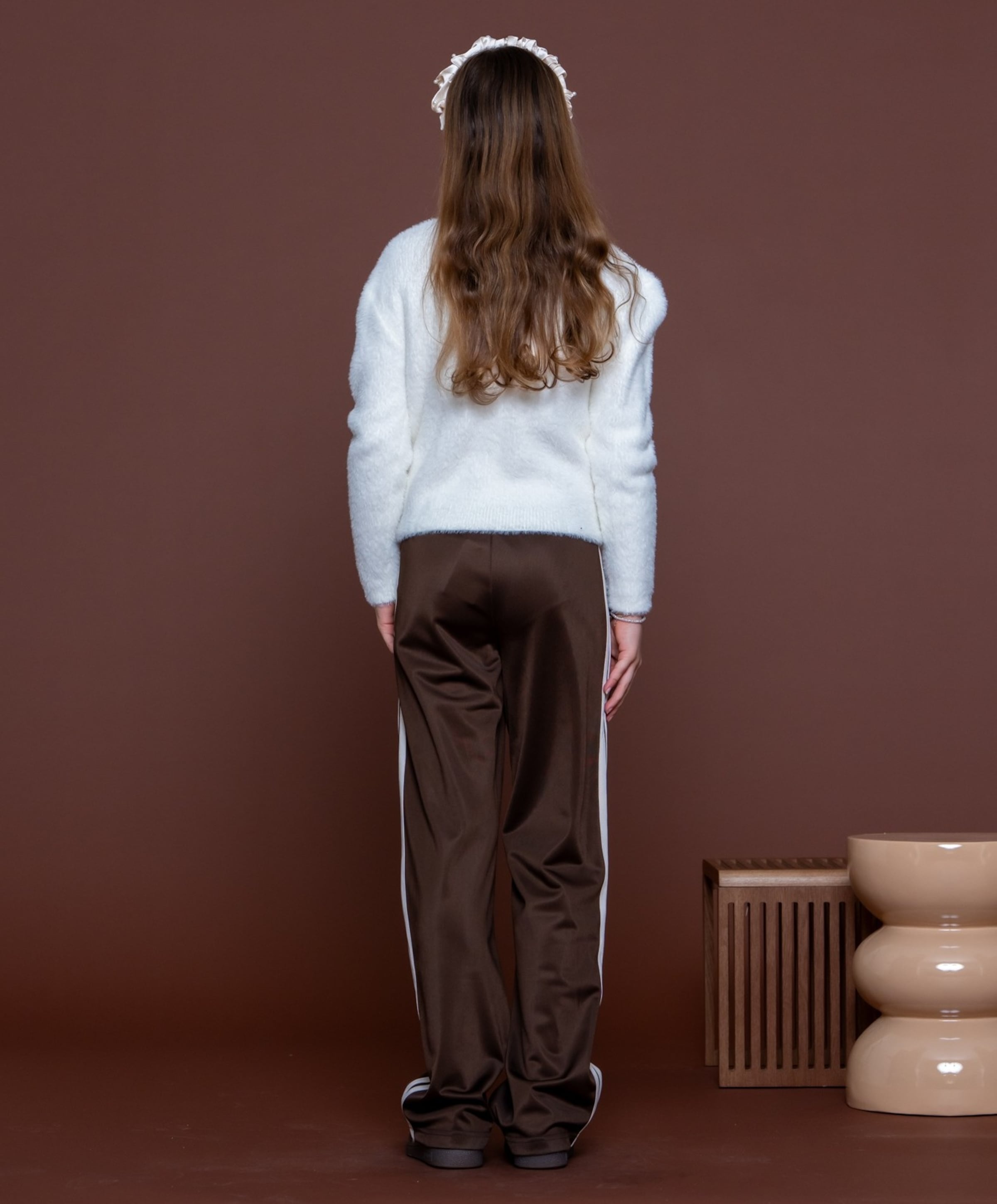 Geisha Trackpants meisjes broek bruin
