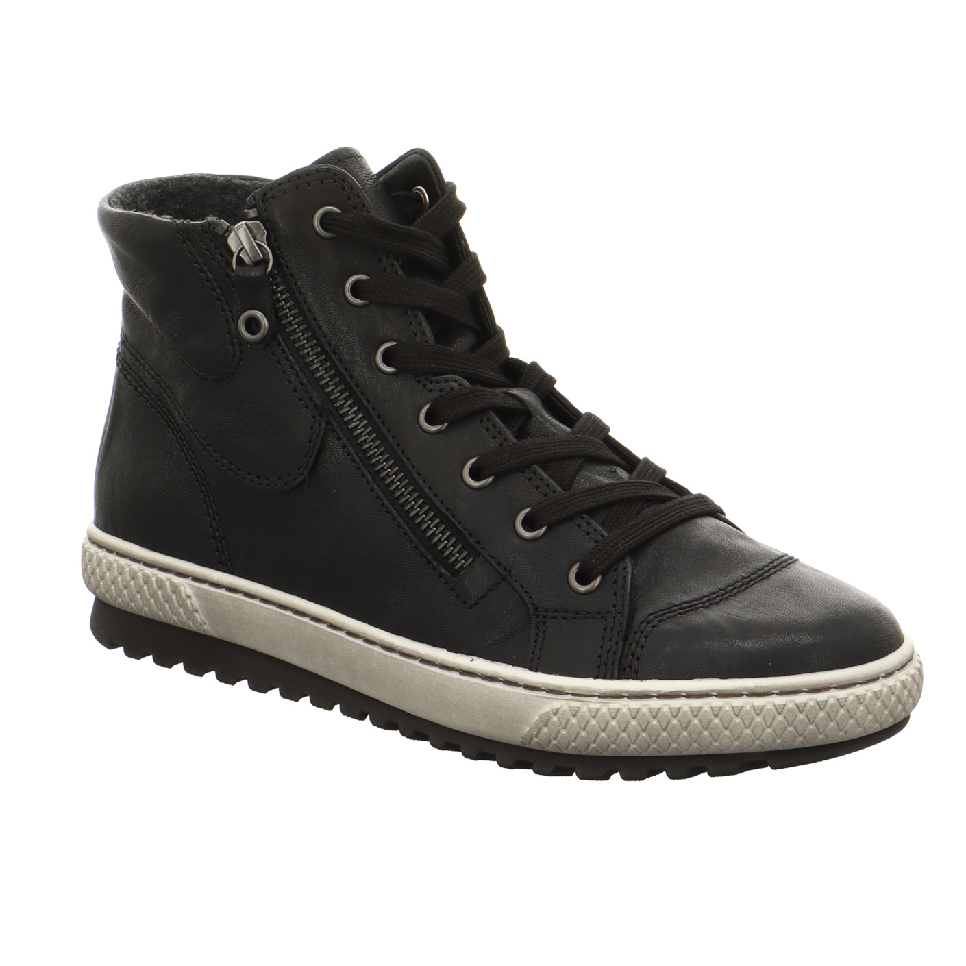 Schnürboots schwarz