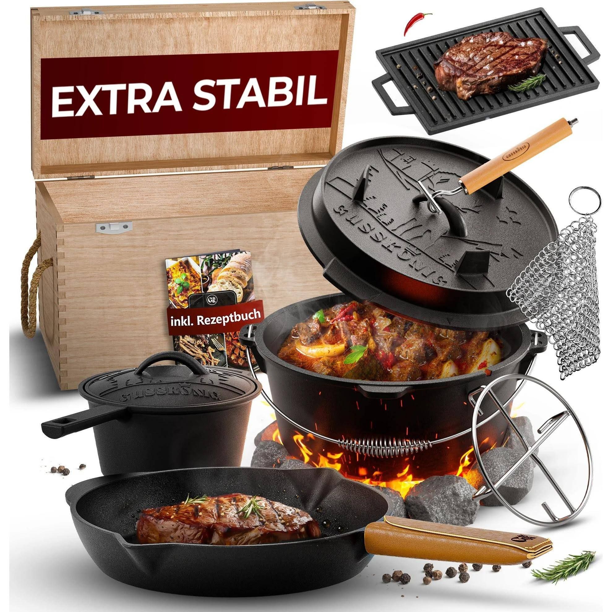 Gusskönig BBQ cookware