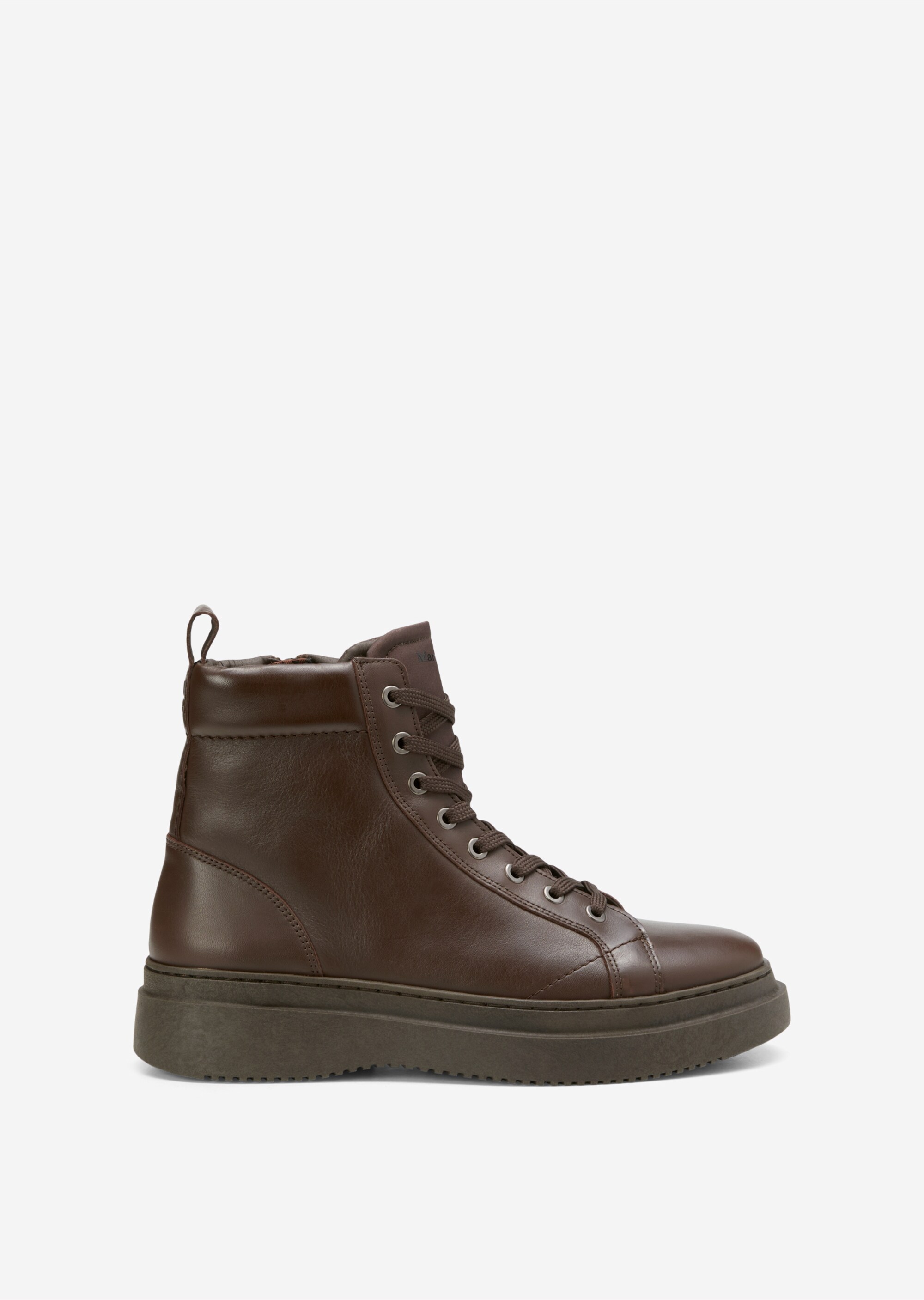 Schnürstiefel mit Innenzipper