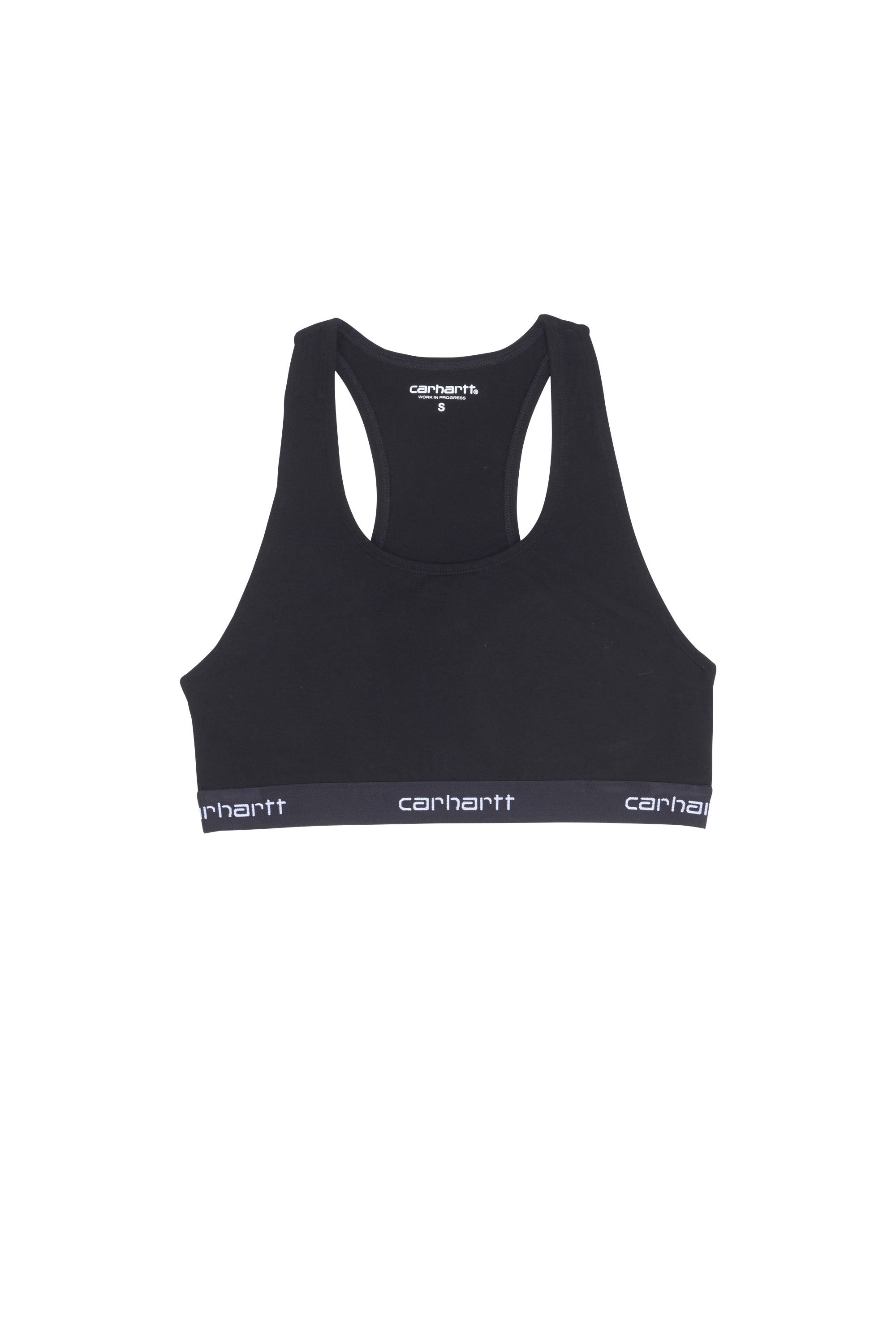 CARHARTT WIP Brassière W' Script Racer Tank Blanc