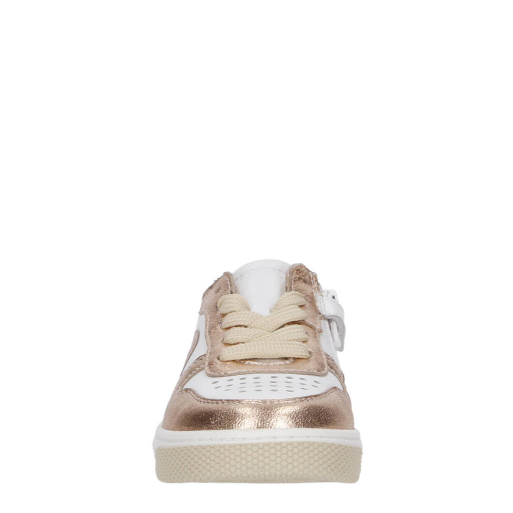 Pinocchio leren sneakers brons