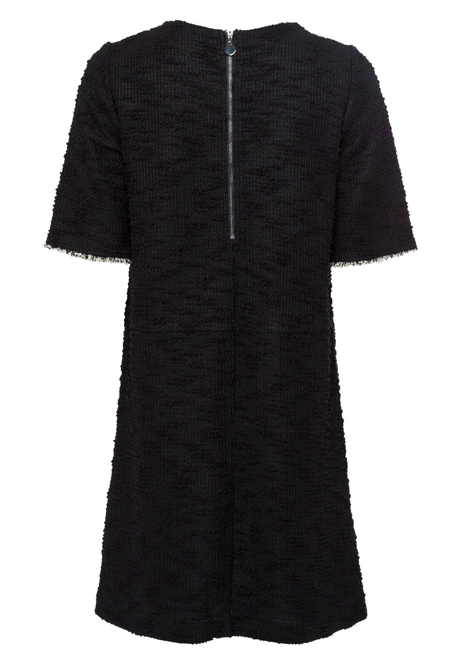 zero| Damen Kleid Bouclè mit Ziertaschen