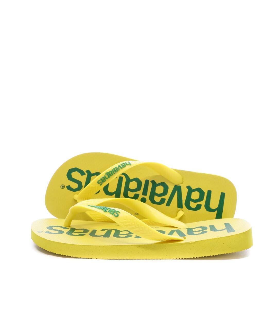 Tongs Jaune Mixte Havaianas Top Logomania Awlab