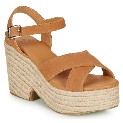 Superdry - HIGH ESPADRILLE SANDAL - Cognac