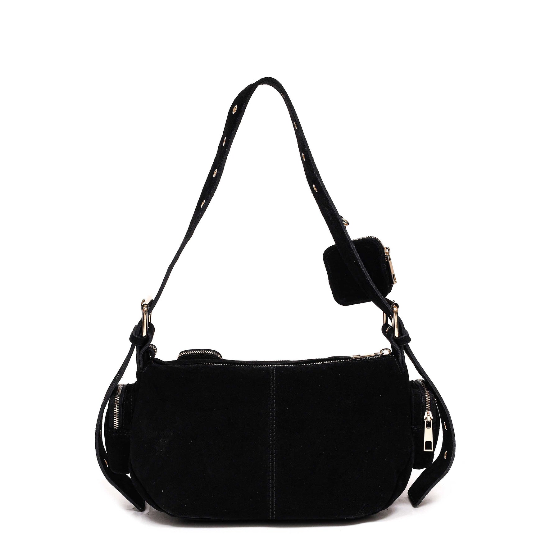 Núnoo Alimakka Pocket Suede W. Gold black