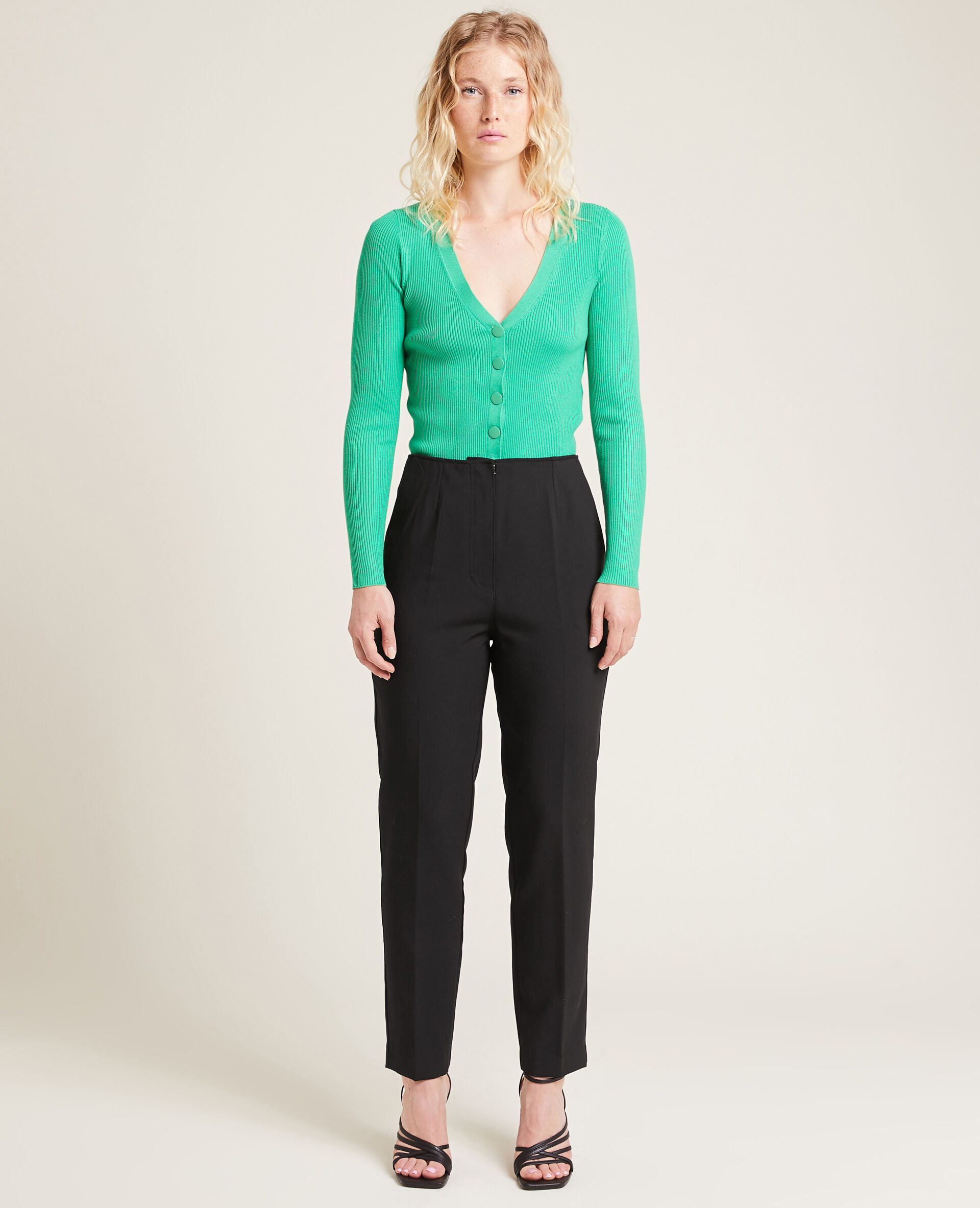 Pantalon cigarette - Noir