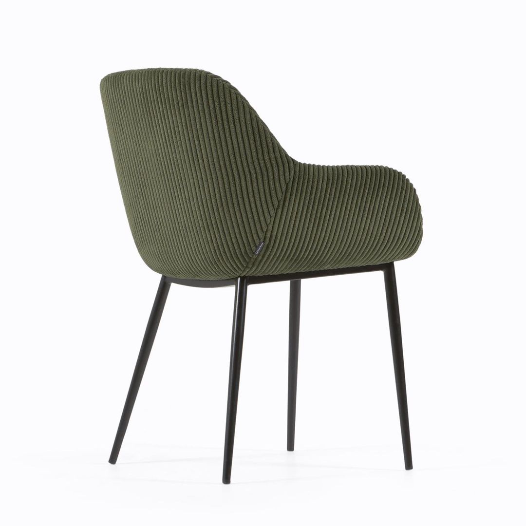 Kave Home   Konna Staal Eetkamerstoel