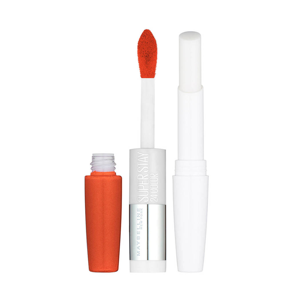 Blijft de hele dag perfect!SuperStay 24HRS lippenstift - 444 Cosmic Coral