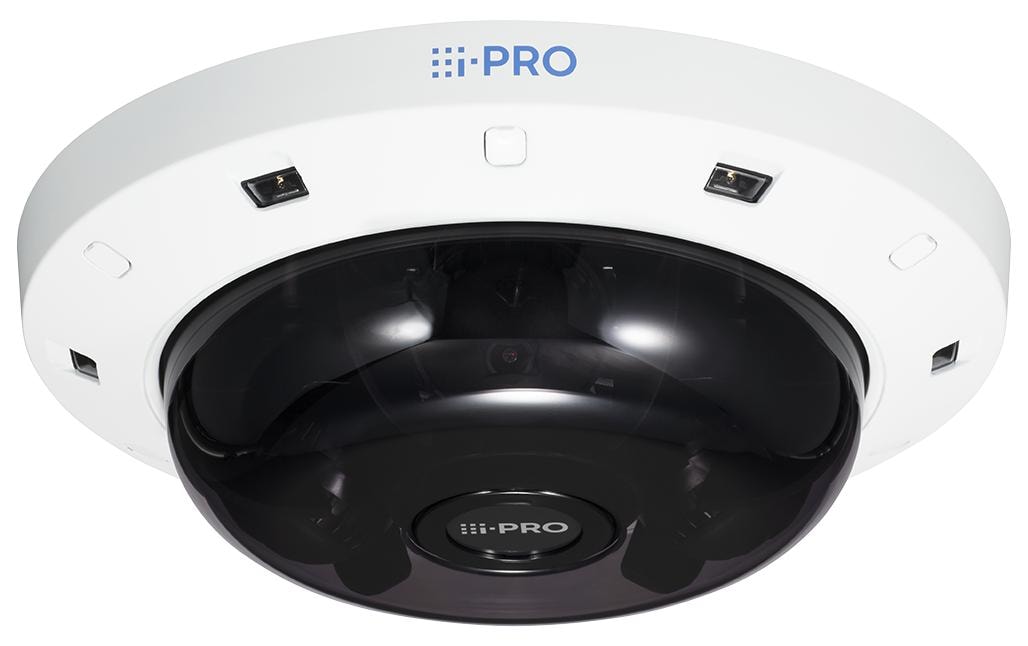 Netzwerkkamera WV-S8573LG<br>3x4K(25MP) Multi-Sensor-Netzwerkkamera für den Aussenbereich mit AI-Engine, Smoke Dome