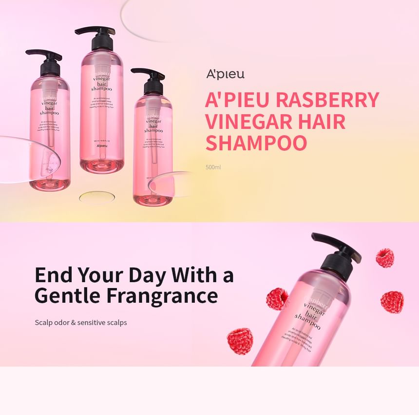 A'PIEU - Frambozenazijn Haarshampoo