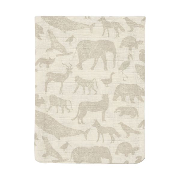 Jollein Animals Washandje - 3 Stuks - Nougat
