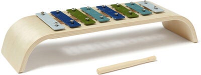 Kids Concept Xylofon Plywood, Blå/Grønn