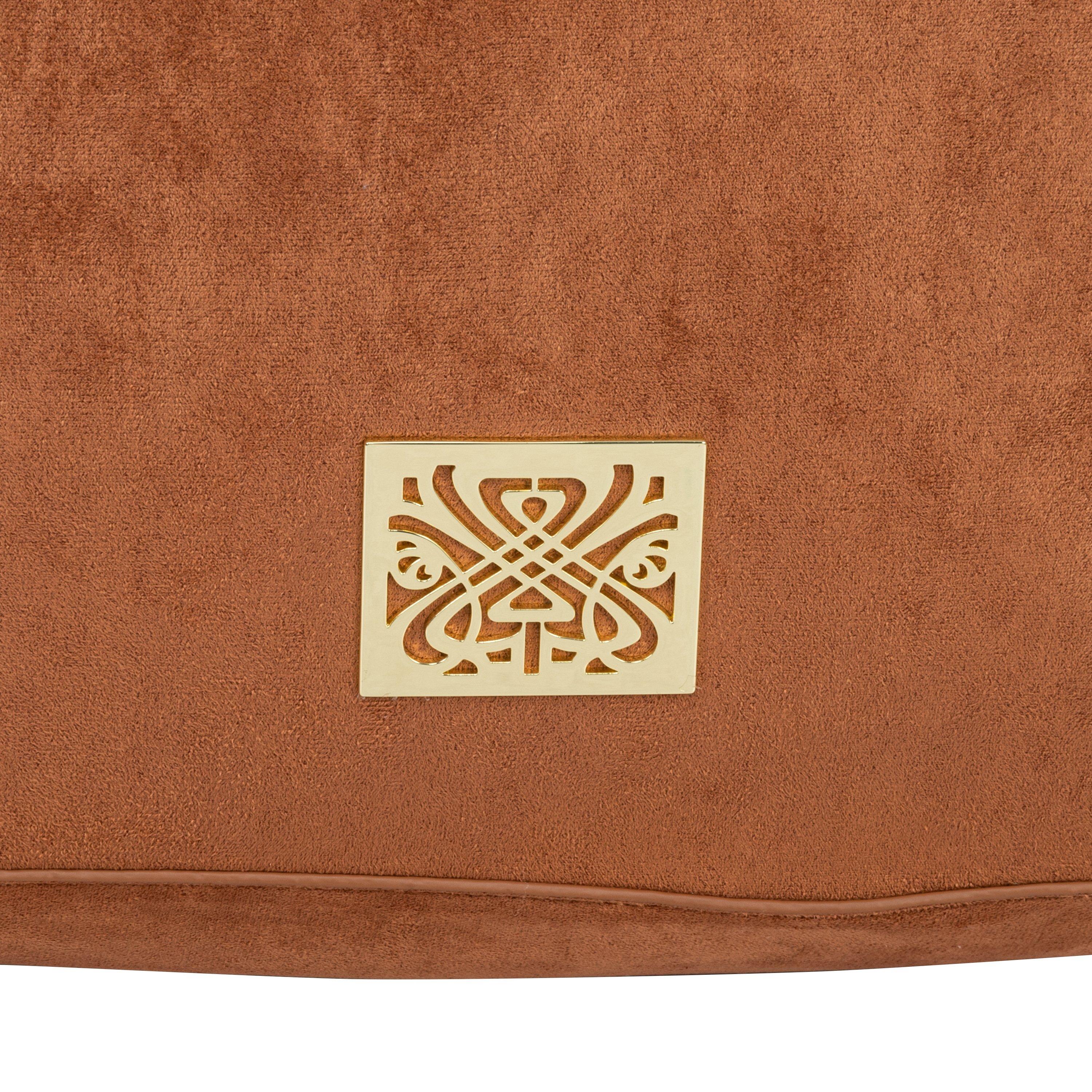 Biba Faux Shearling Trim Tote Bag