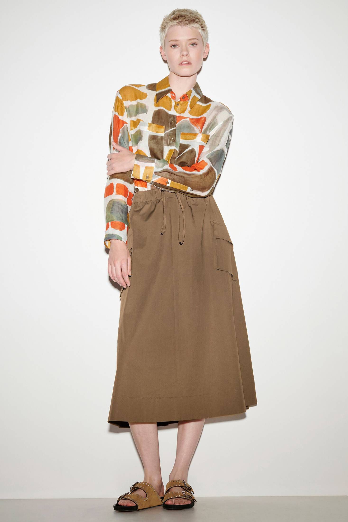 Luisa Cerano| Damen Rock im Cargo-Stil