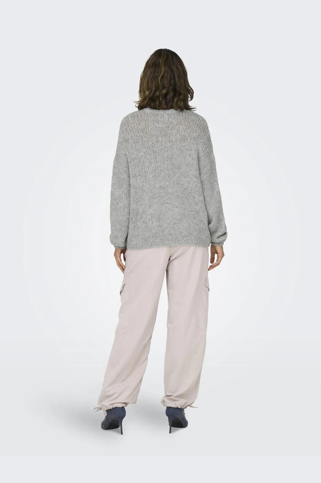 Only Onljackie Ls Pullover Knt 4552784 light grey melange