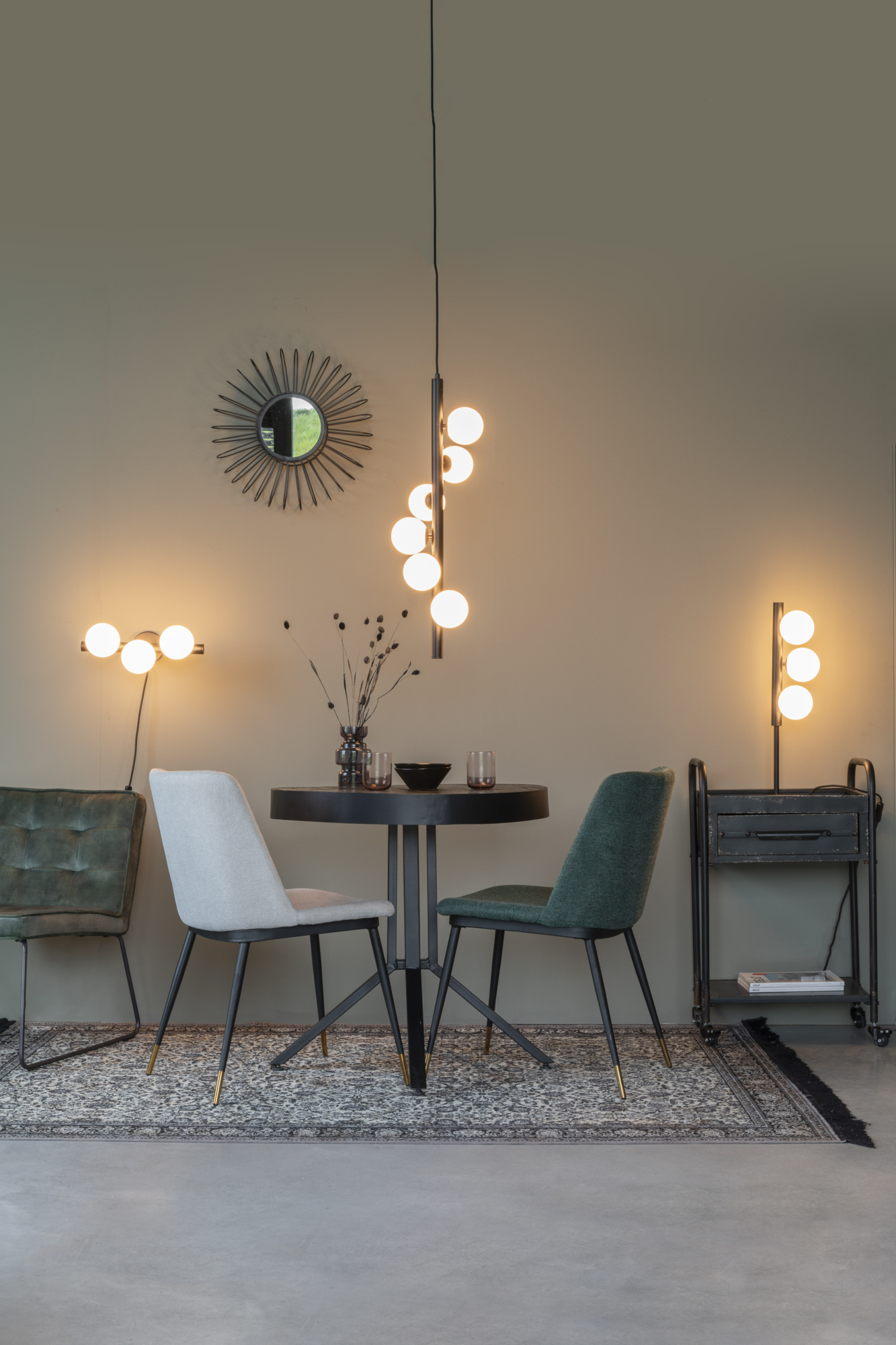 Hanglamp Monica  wit