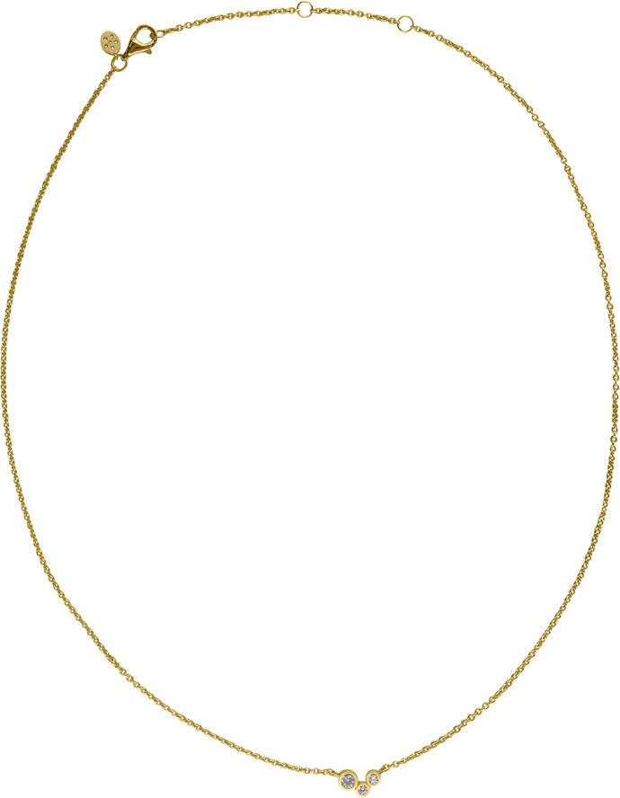 ByBiehl Stardust necklace -GP Gold plated silv