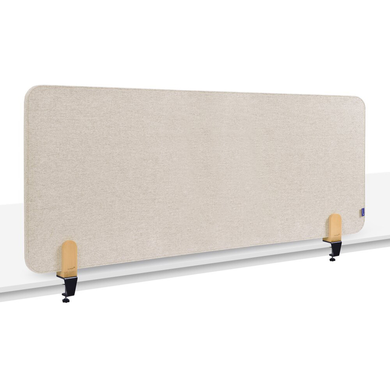 Legamaster Tischtrennwand, 160 x 60 cm, beige/braun