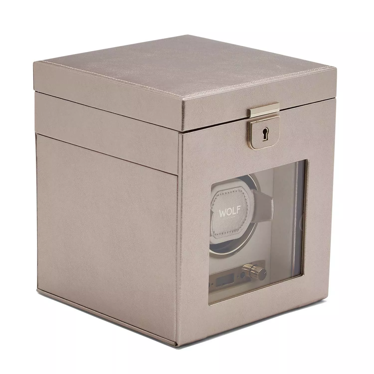 Wolf Palermo Watch Winder 1 ur Beige Læder 213716
