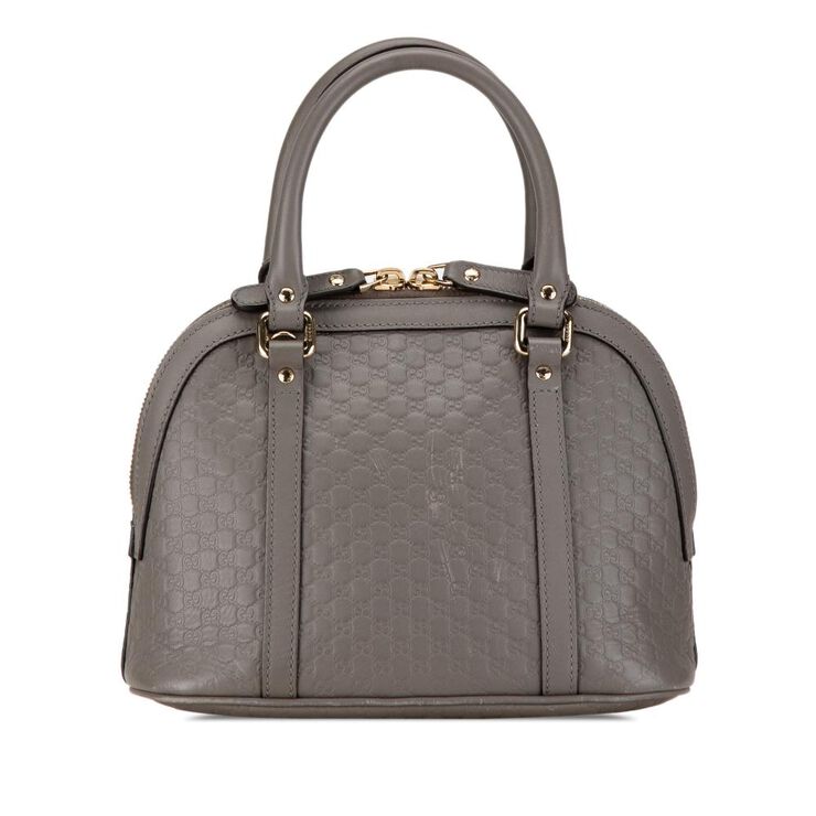Gucci Vintage Gucci Handbag Grey