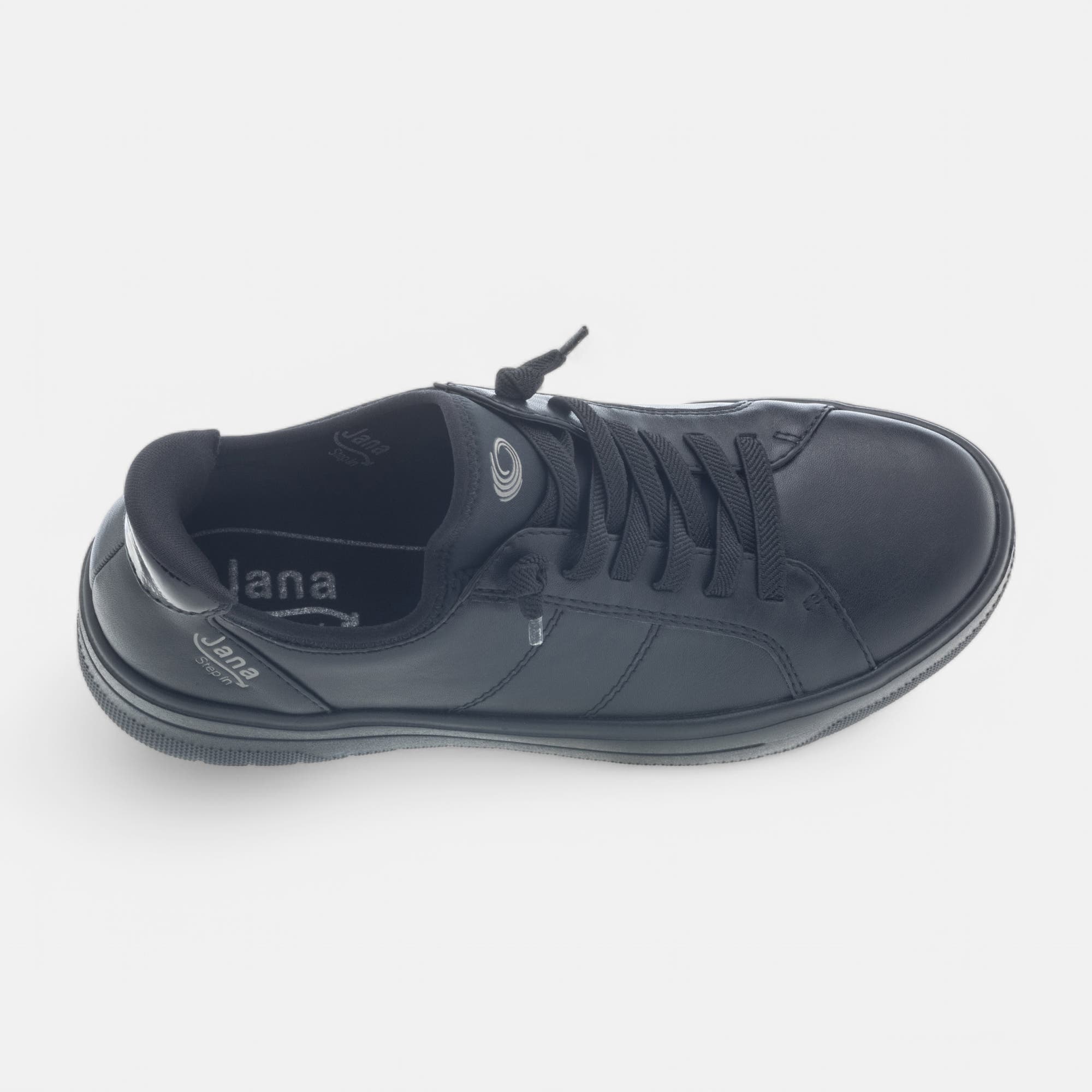 Baskets basses Femme noir vernis