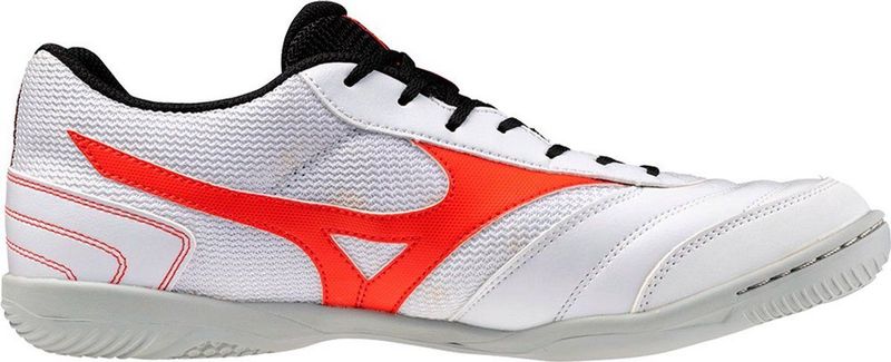Mizuno - Morelia Sala Club - Zaalvoetbalschoenen - Wit Rood Zwart - Synthetisch