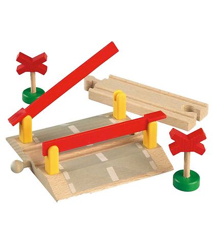 BRIO Bahnübergänge - 4 Teile - Holz 33388
