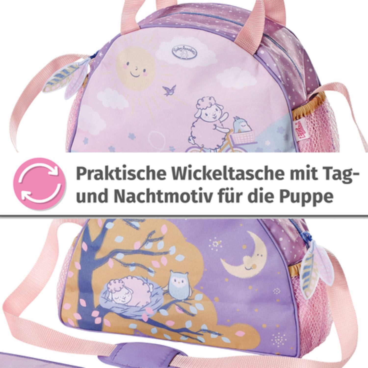 Baby Annabell Puppen Wickeltasche mit Zubehör