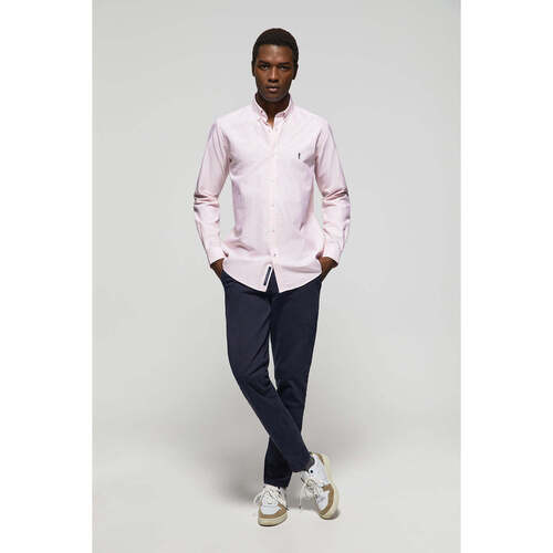 Polo Club - RIGBY GO SHIRT STRIPES OXFORD Rosa