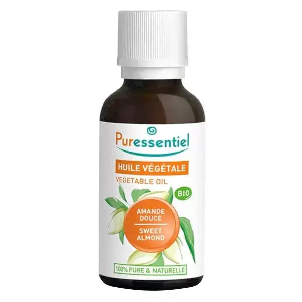 Óleo Vegetal de Amêndoas Doces Orgânico Puressentiel 50ml