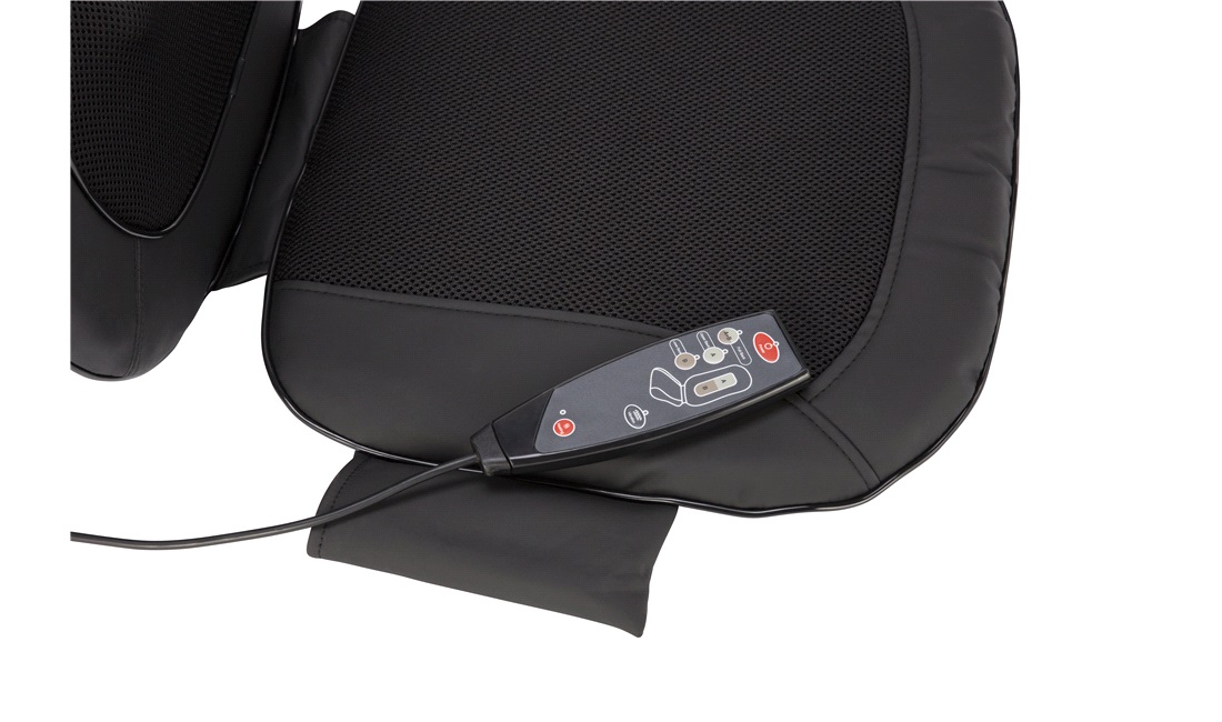 Massagesæde med varme bil/hjem 12/230V