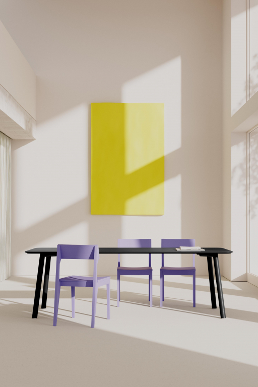 Objekte unserer Tage Meyer Color tafel 220x92 wit gepigmenteerd