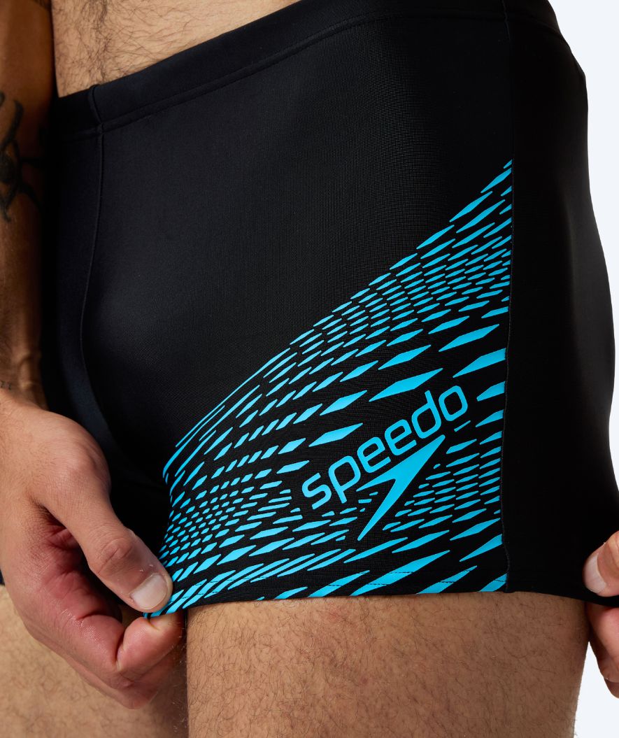 Speedo aquashorts til mænd - Medley Logo - Sort/lyseblå