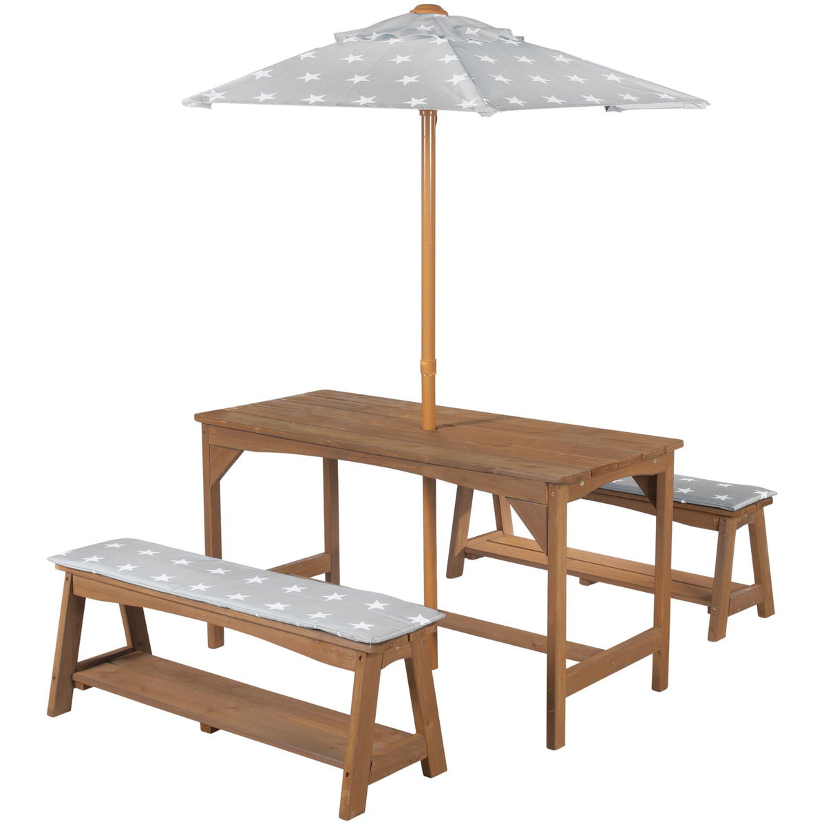 robaroba   Sitzgruppe Outdoor+ mit Zubehör teak