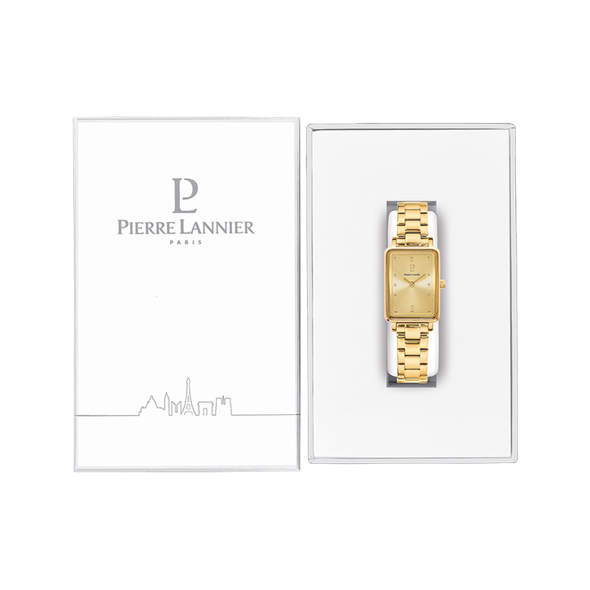 Montre PIERRE LANNIER ariane femme bracelet acier doré