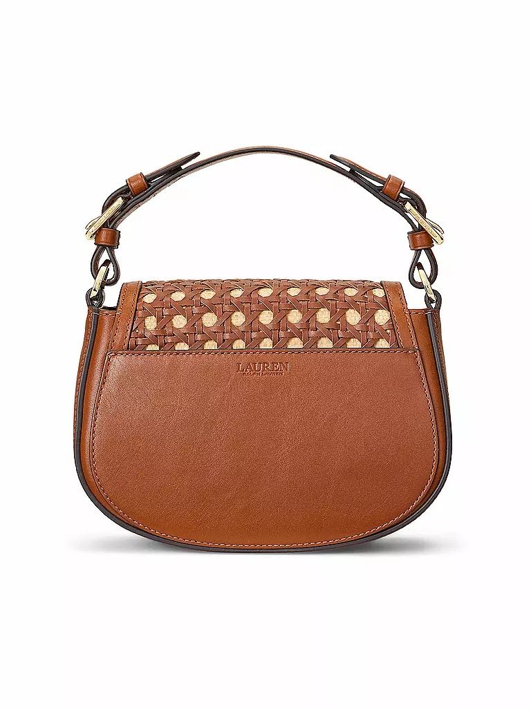 LAUREN RALPH LAUREN Ledertasche - Henkeltasche TANNER Medium braun