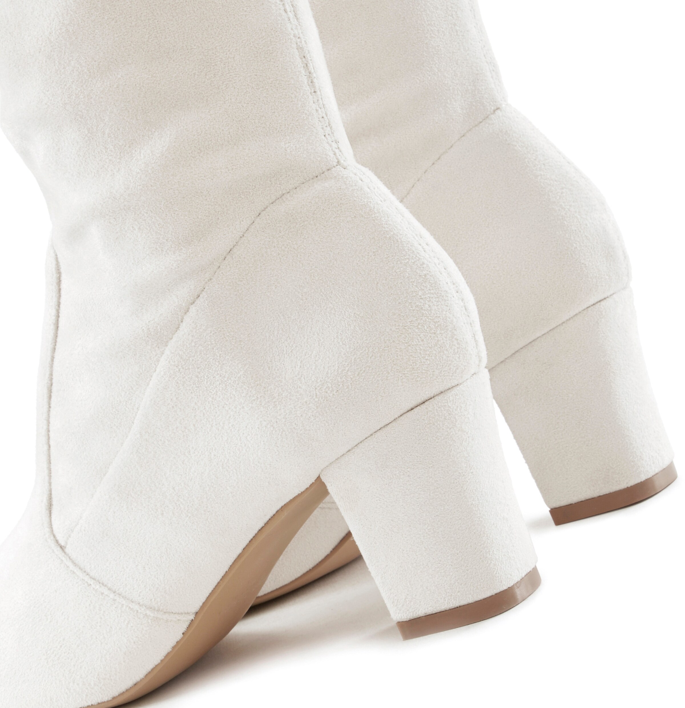 LASCANA Schlupfstiefel in creme