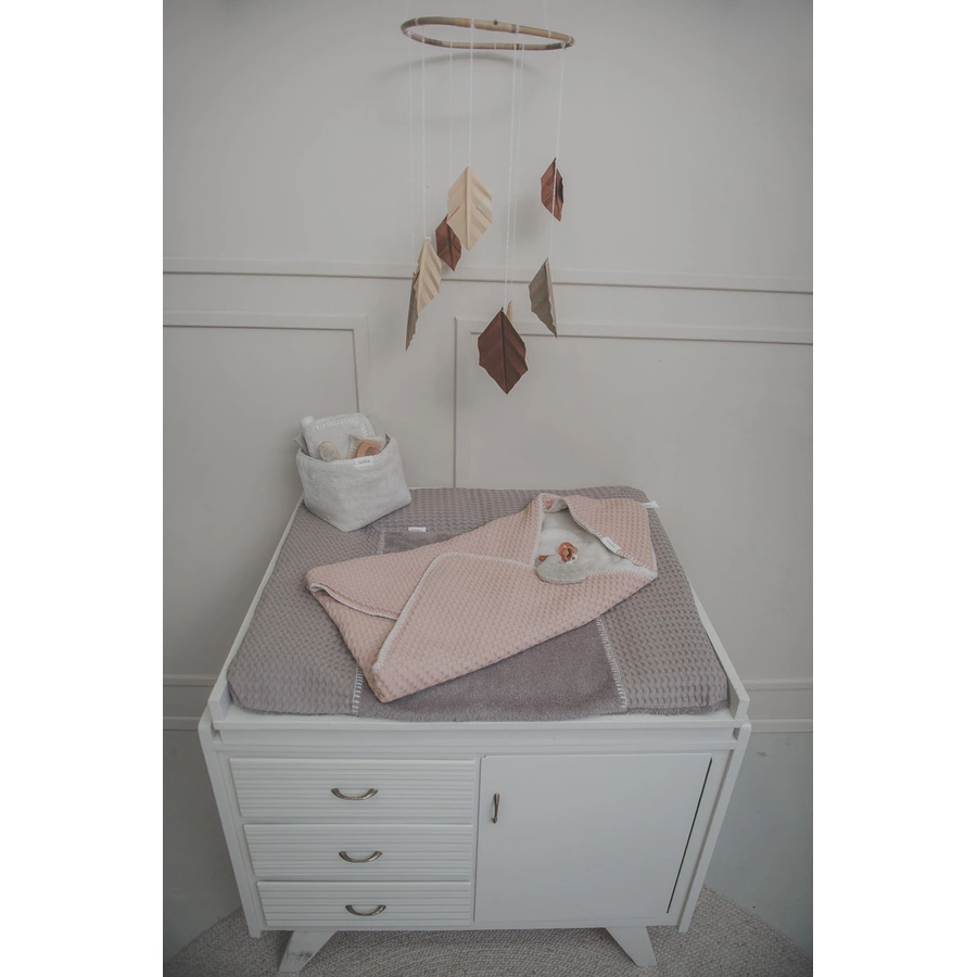 koeka Wickeltuch Plüsch Oslo rosa