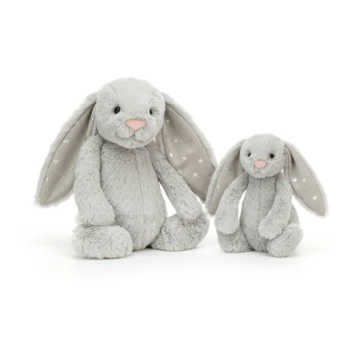 Jellycat Peluche Lapin Shimmer | Gris