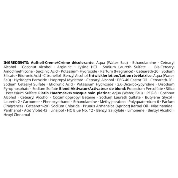 Professional Performance Oleo Intense Permanenter Öl-Aufheller 12-00 Extra Platinum