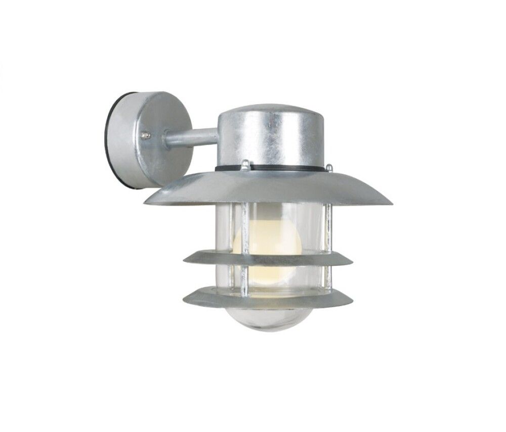 VEGGLAMPE NORDLUX COPENHAGEN GALVANISERT Ø22CM
