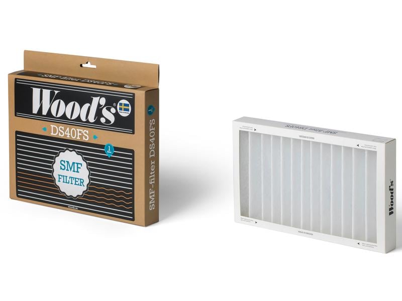 Wood's Luftfilter SMF Vorteilspack 5 Stück Idealer Luftfilter für Staub, Schimmelsporen und Textilfasern