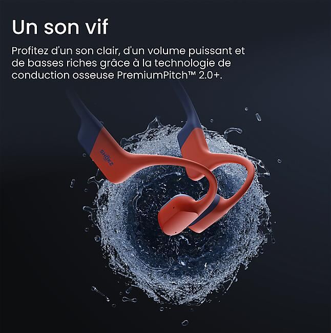 SHOKZ - CASQUE A CONDUCTION OSSEUSE OPENSWIM PRO
