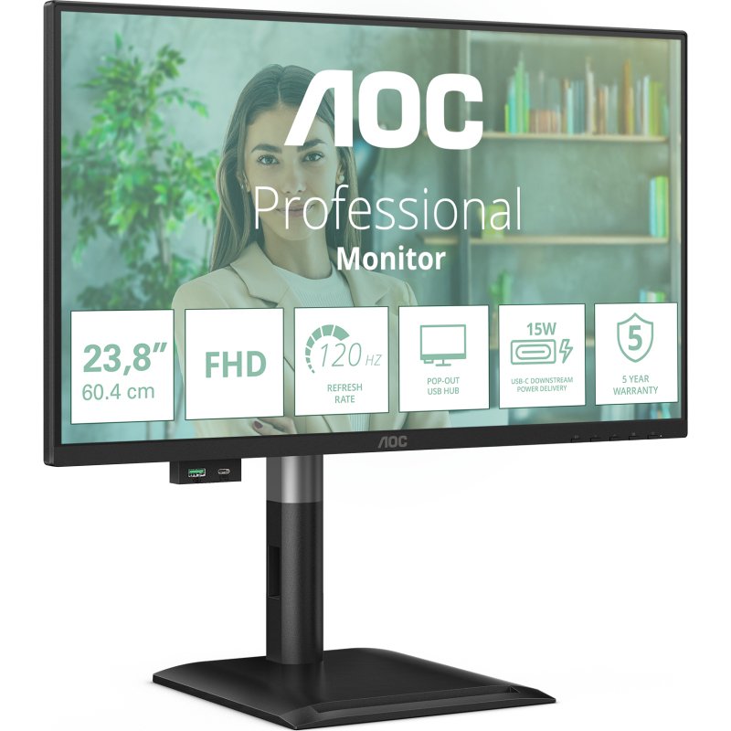 AOC 24P4U écran plat de PC 60,5 cm (23.8